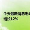今天最新消息老凤祥：第一季度归母净利润8.02亿元，同比增长12%